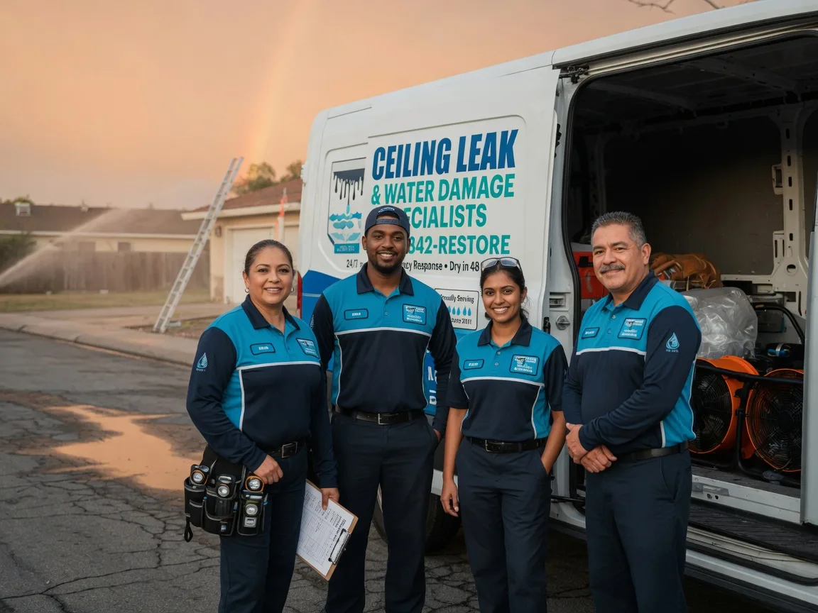 Ceiling Leak Cleanup company in Mcloud, OK